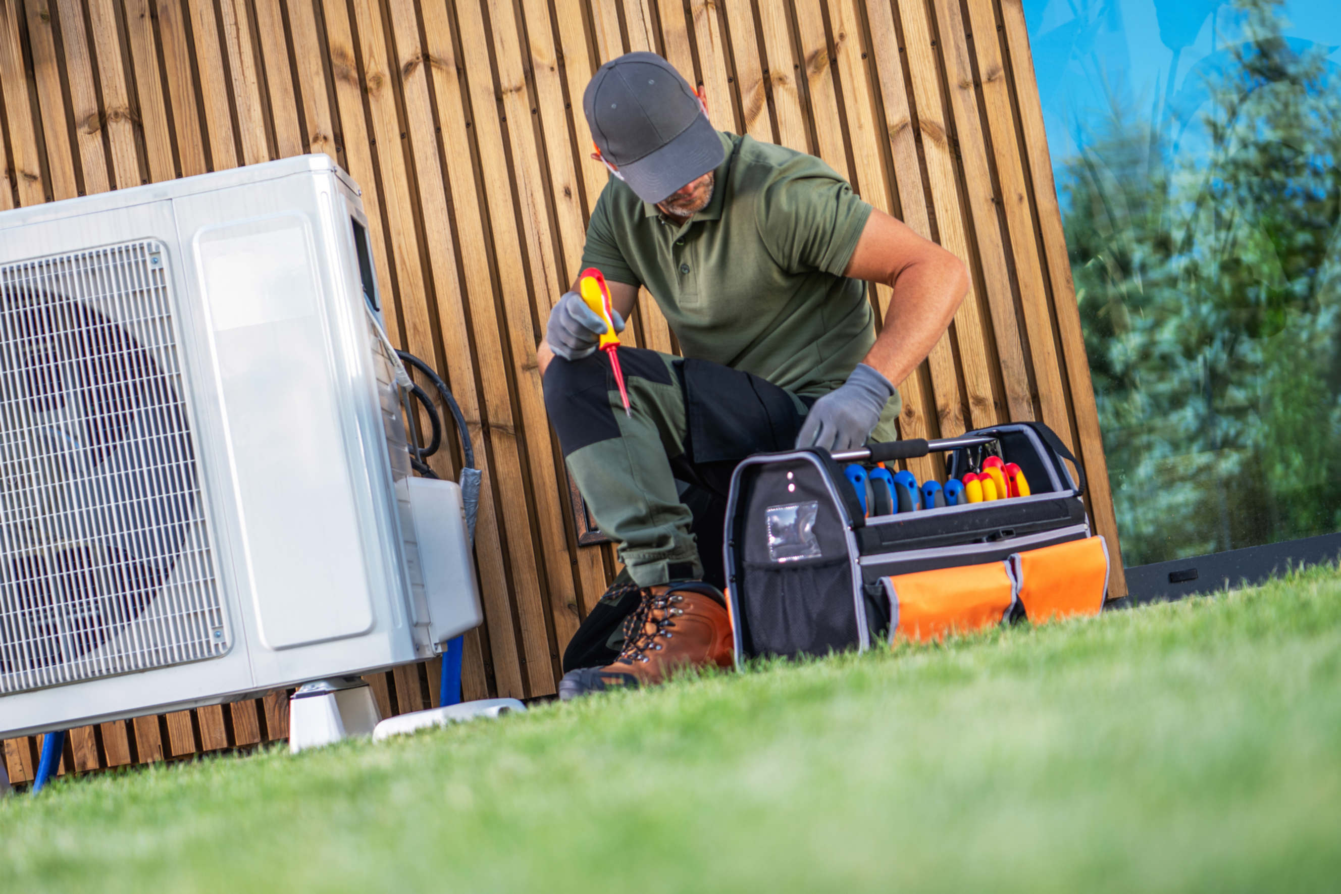 air source heat pump servicing near me